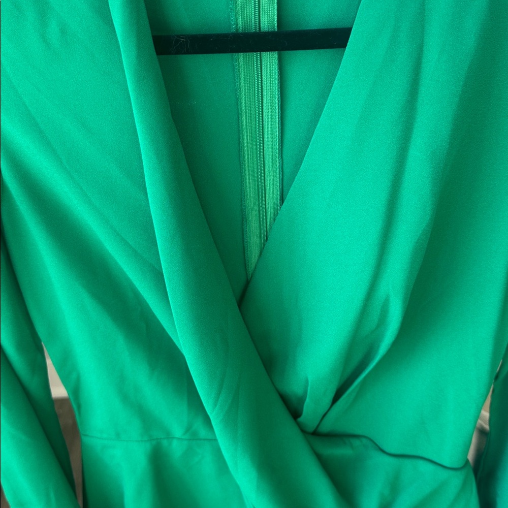 Kelly Green Shorts Romper - Picture 7 of 7